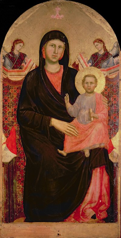 Madonna and Child Enthroned by Giotto di Bondone